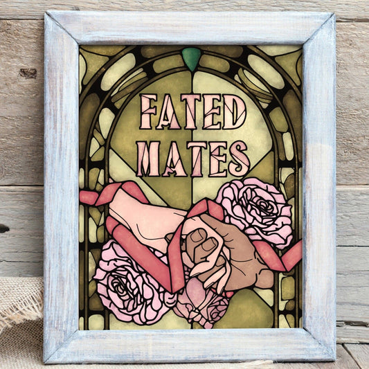 Book Tropes Fated Mates - Bookish Wall Art Giclee Print