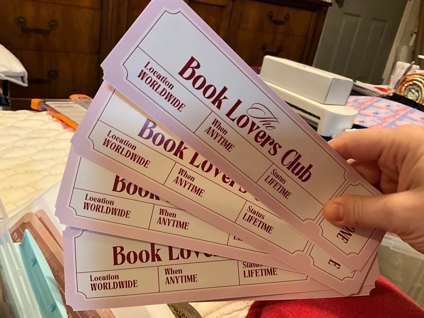 Book Lovers Club Bookmark