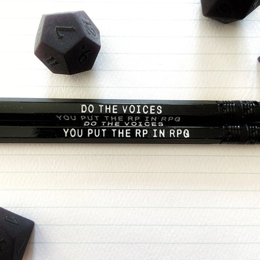 Metagaming Pencils - Great for D&D, RPG, and more!