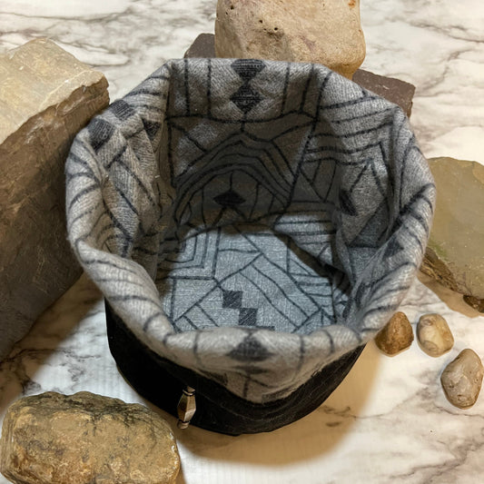 Geometric dice bag