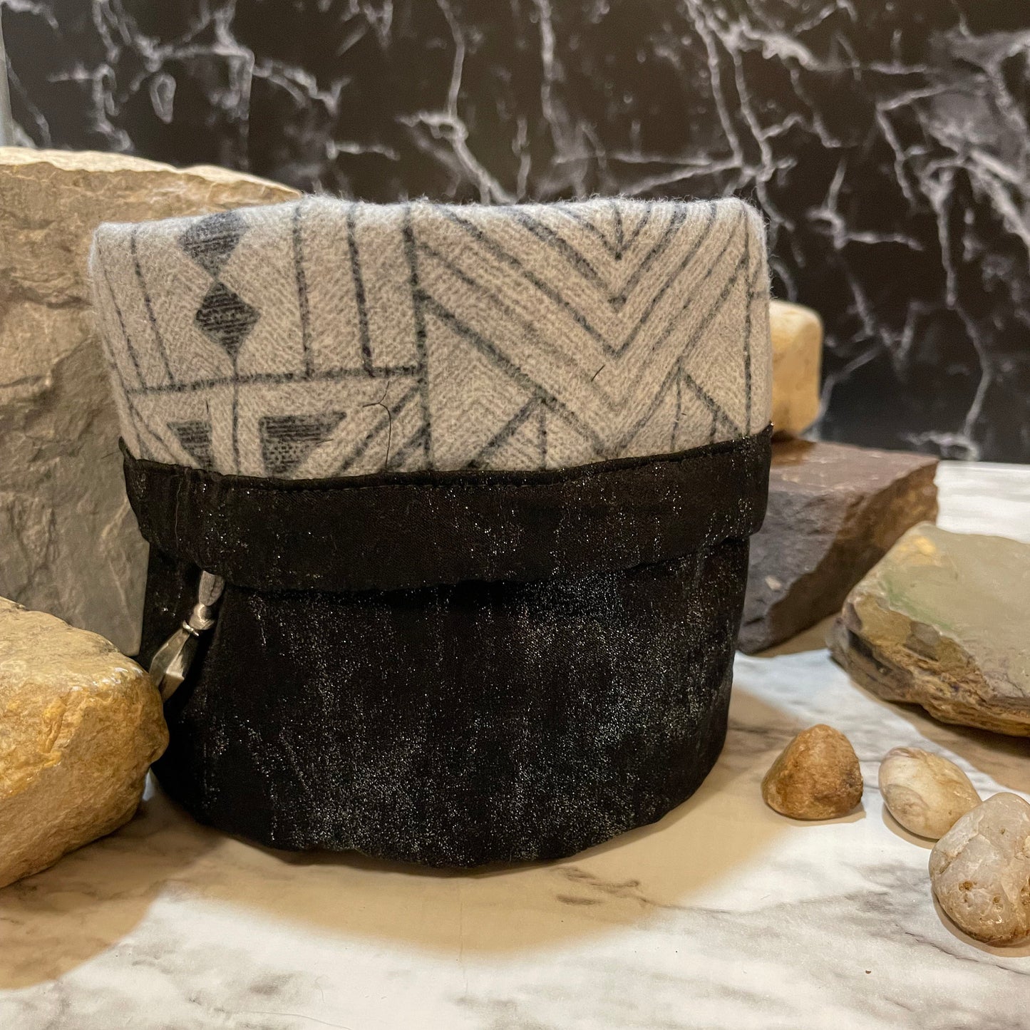 Geometric dice bag