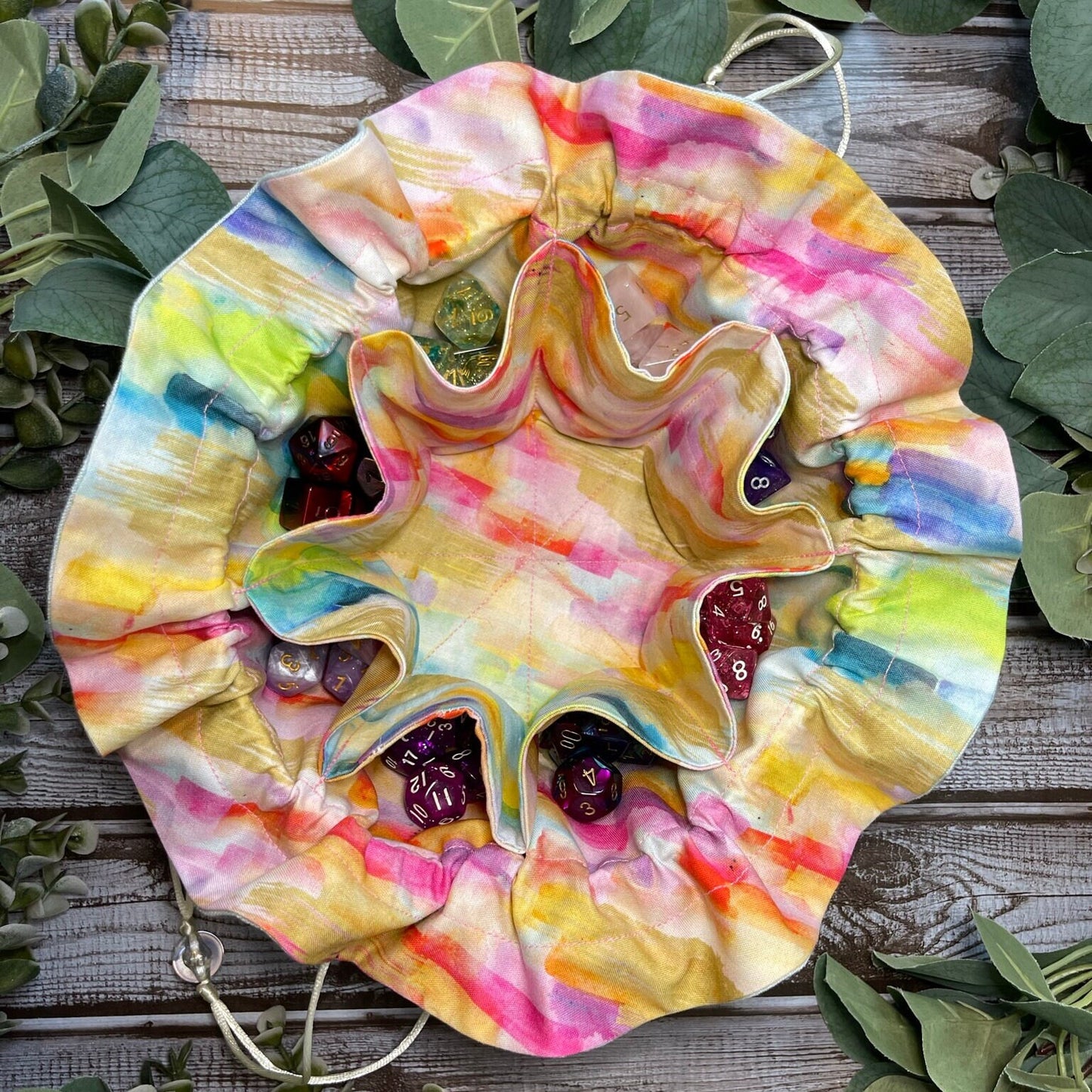 Paint Splatter Section Dice Accessory Bag