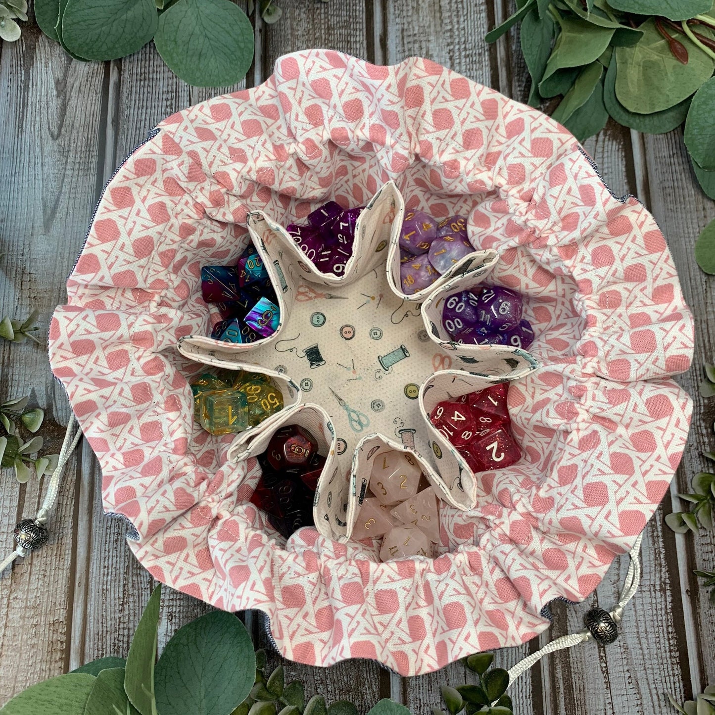 Sewing Sectioned Accessory Bag Pouch