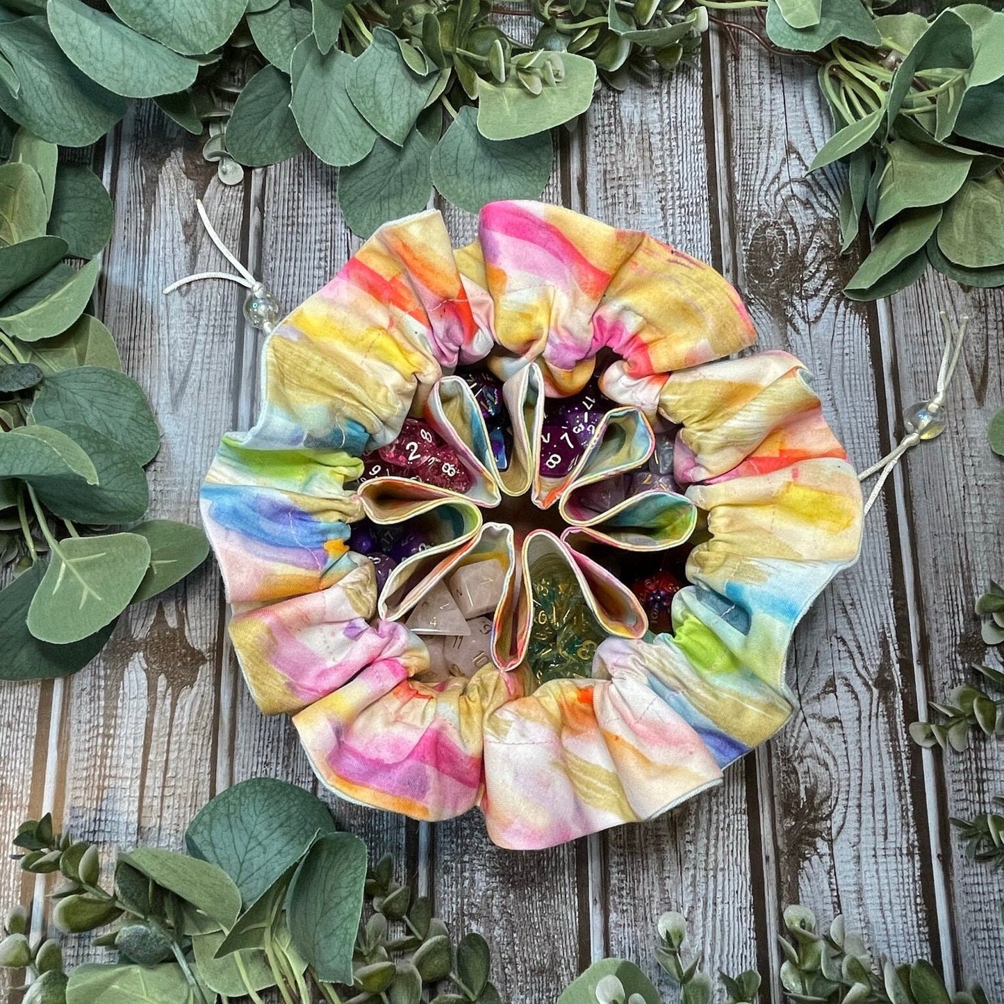Paint Splatter Section Dice Accessory Bag