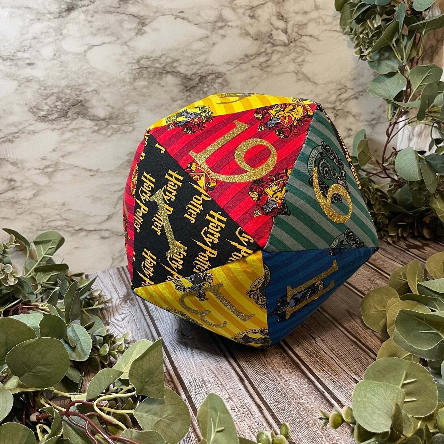 Wizarding School Jumbo Plush D20- Made with Licensed Harry Potter Fabric