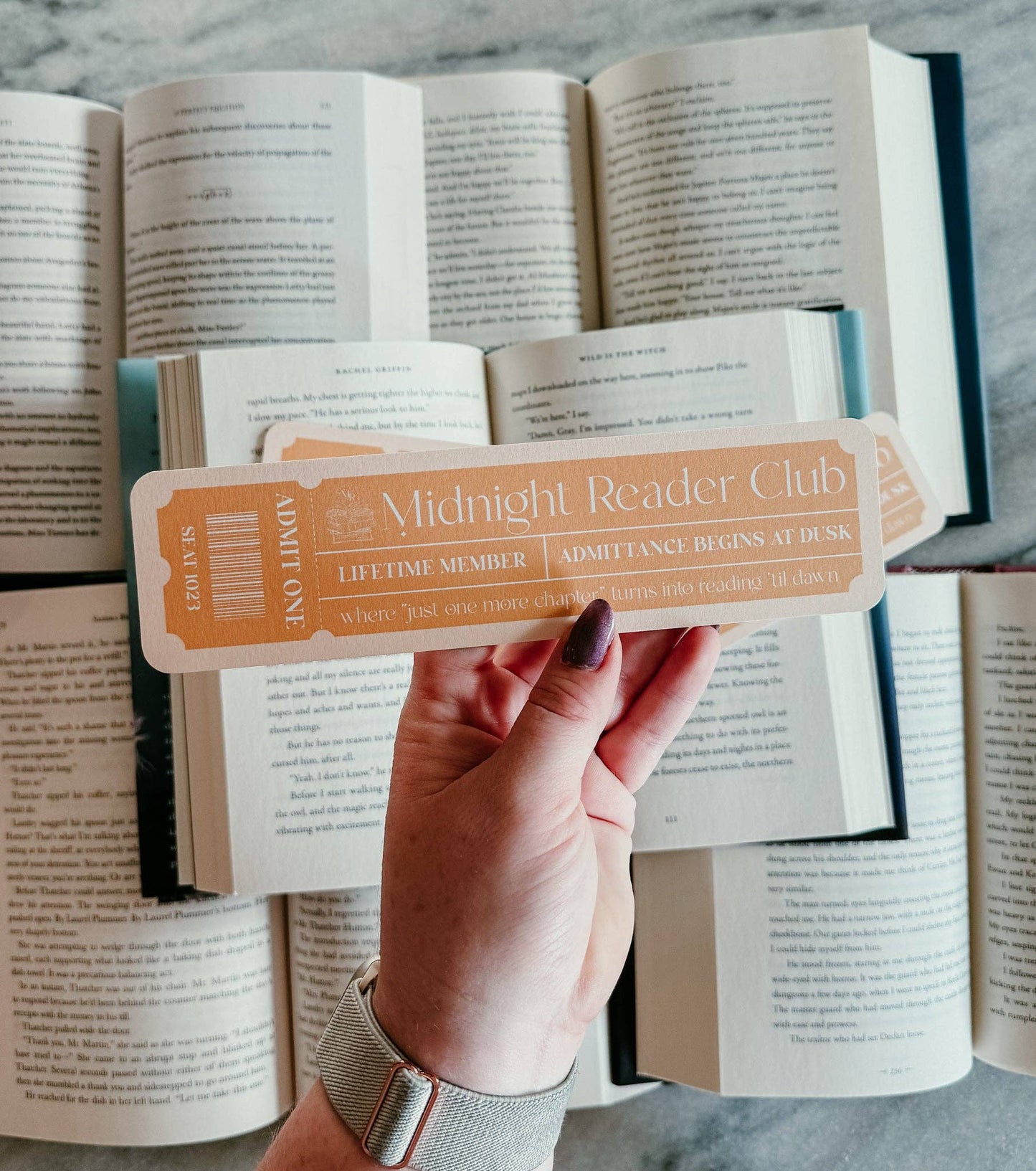 Midnight Reader Club Bookmark
