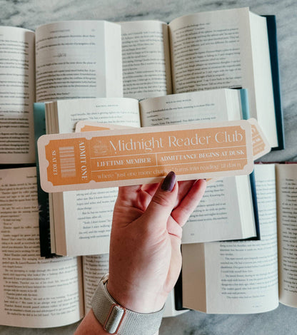 Midnight Reader Club Bookmark