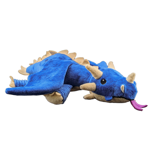Sparkbolt – Blue Dragon Wyrmling Plush Pet Toy