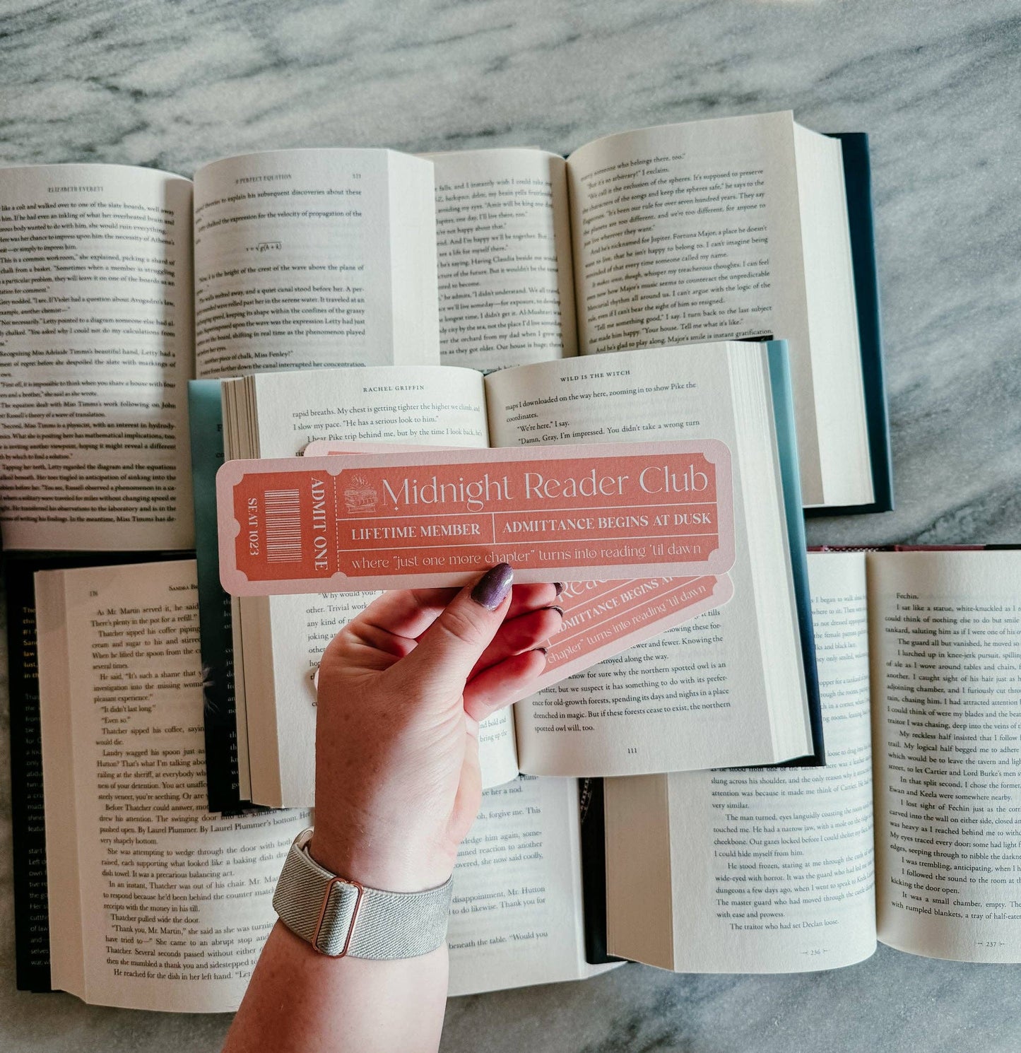 Midnight Reader Club Bookmark