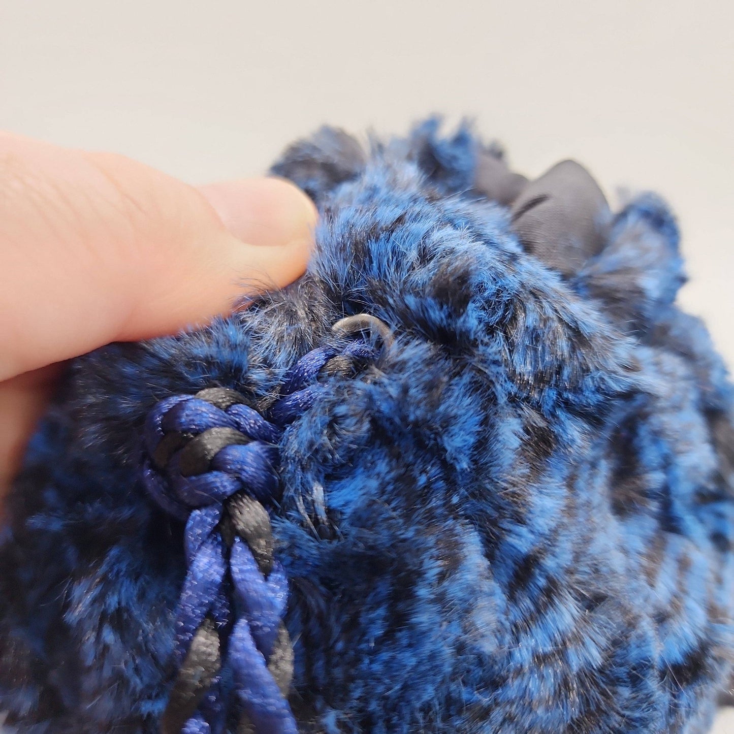 The Midnight Rose Minky Dice Bag