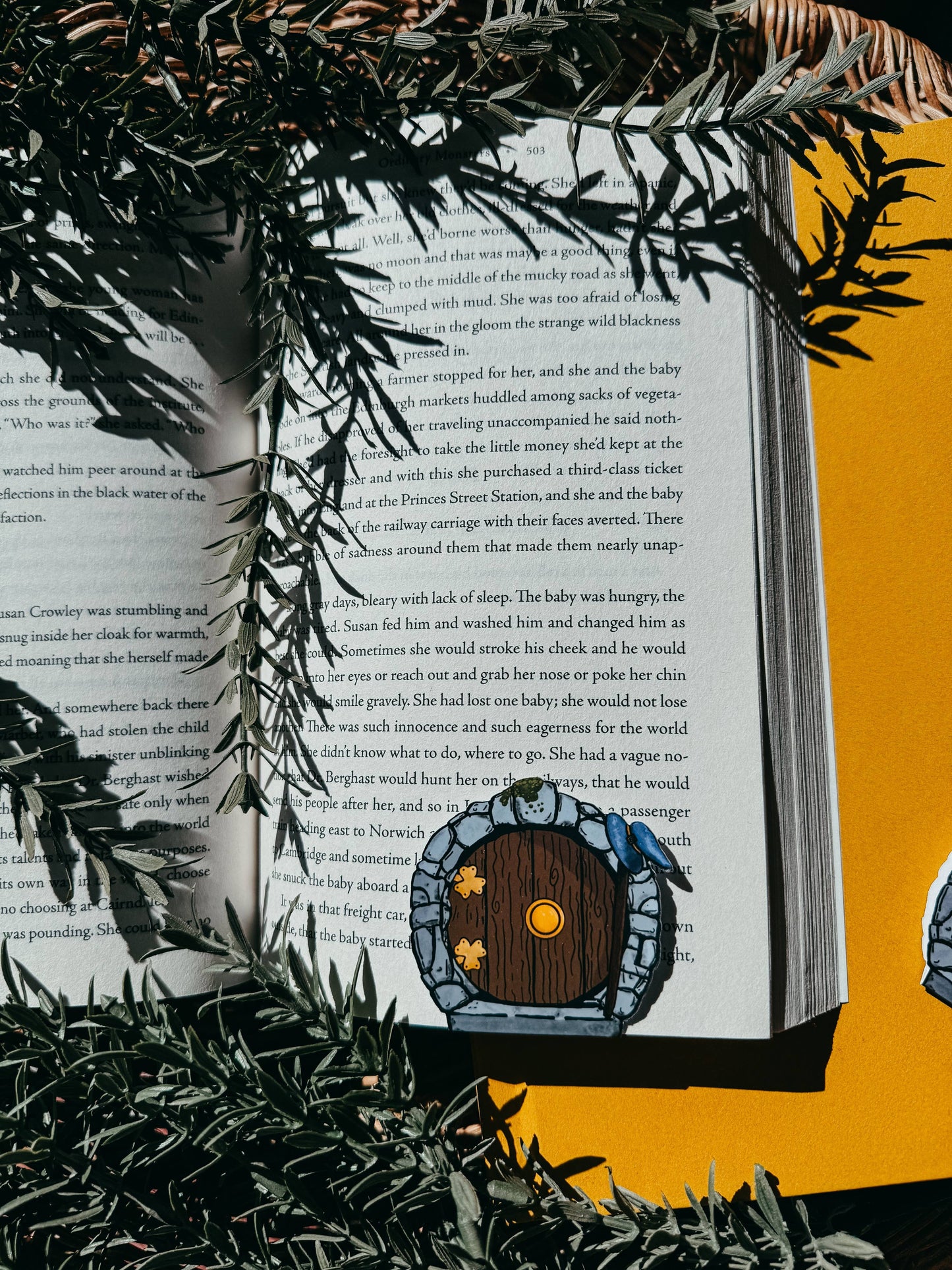 Hobbit Door Magnetic Bookmark
