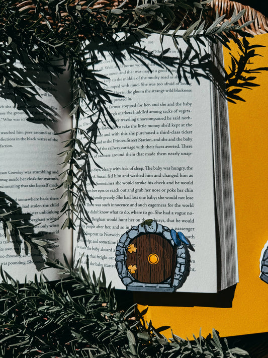 Hobbit Door Magnetic Bookmark