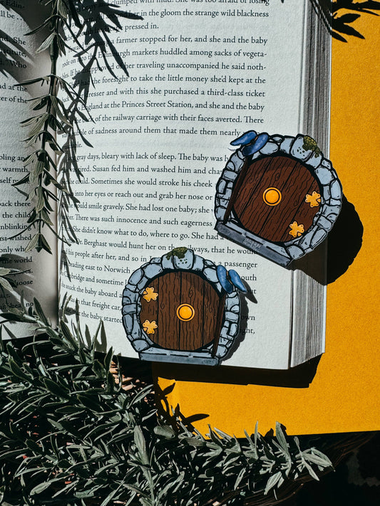 Hobbit Door Magnetic Bookmark