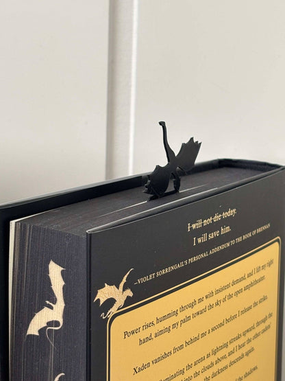 Dragon with Flame Bookmark