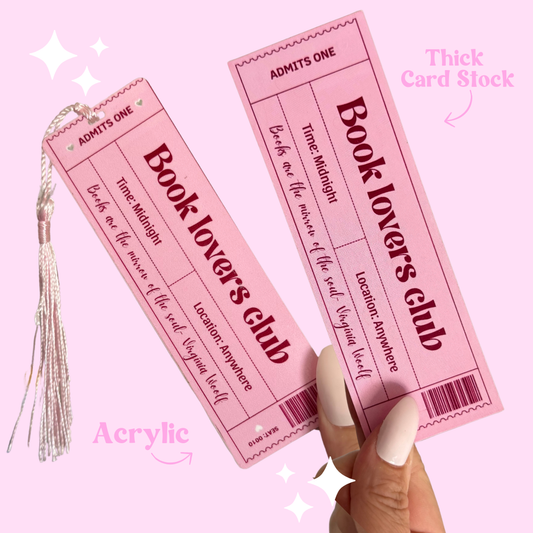 Book Lovers Club Book Mark