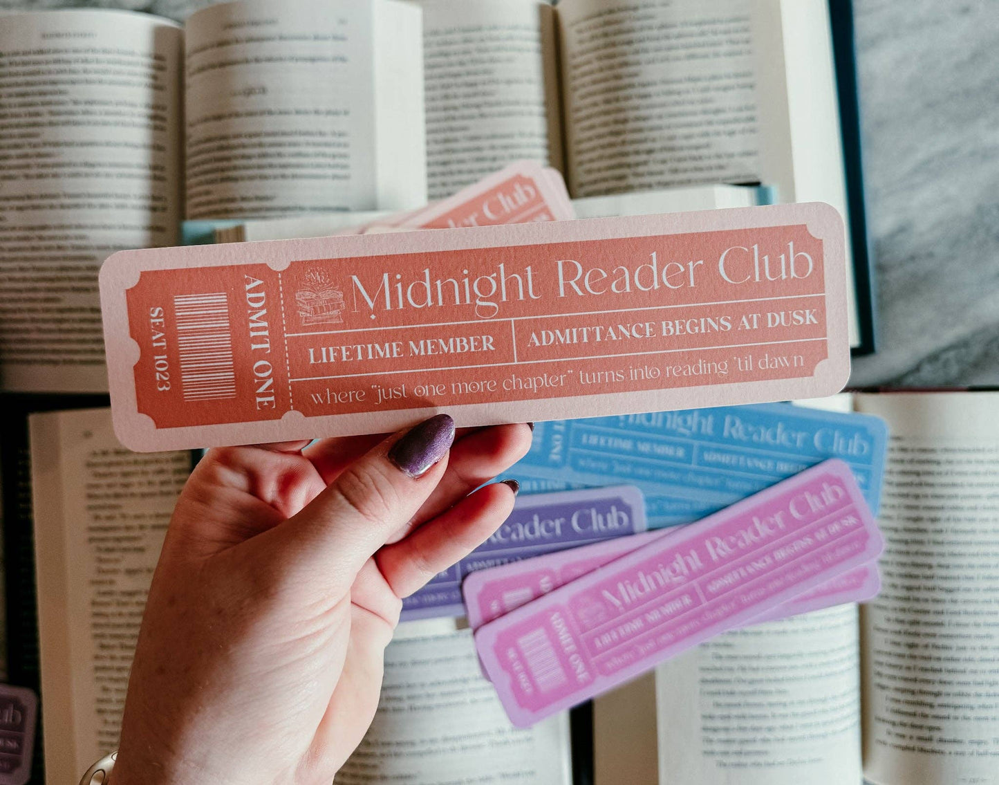 Midnight Reader Club Bookmark