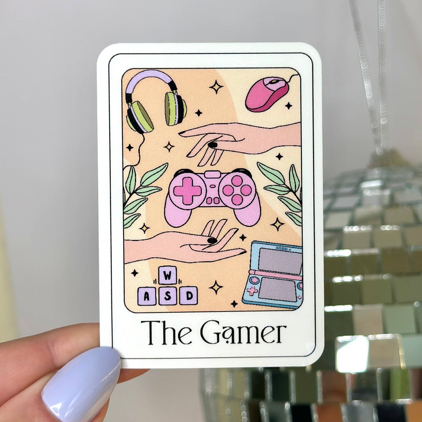 The Gamer Tarot Card Sticker