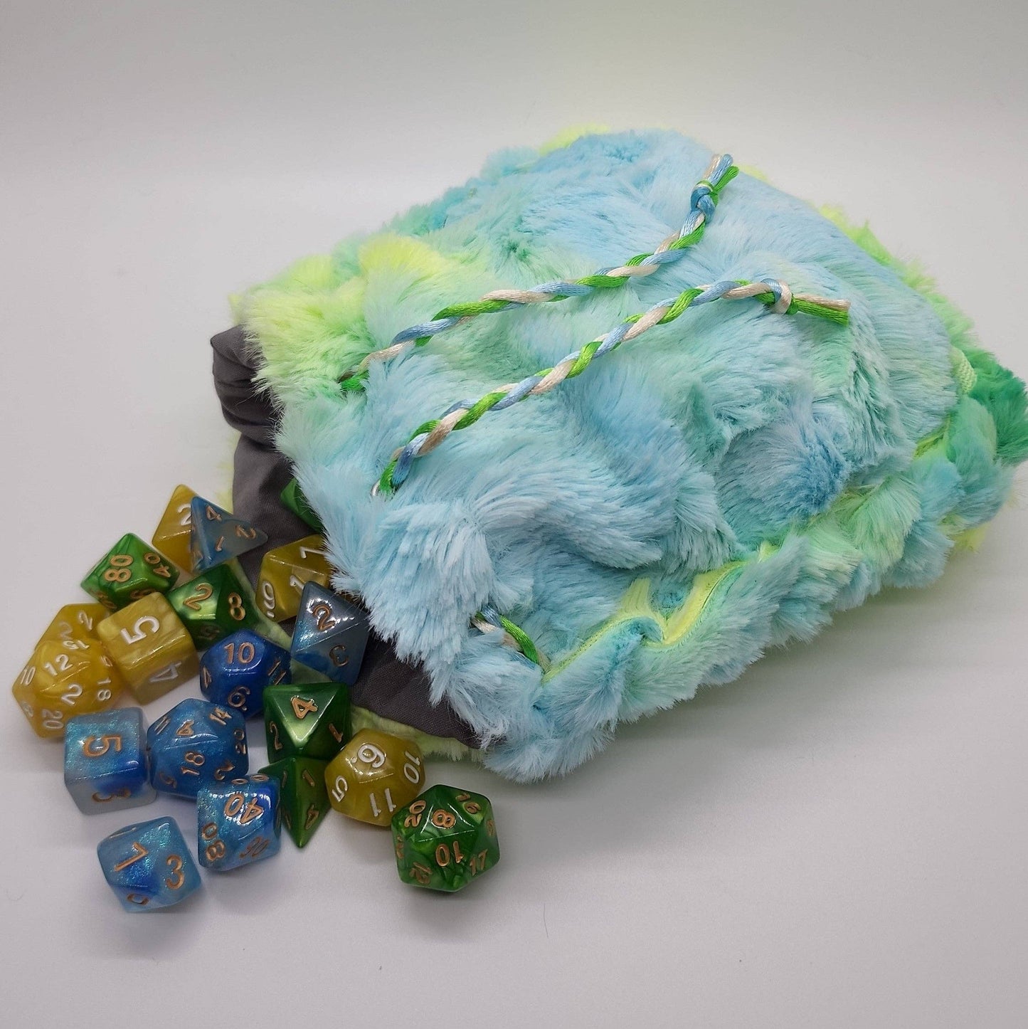 Hypnotic Pattern Minky Dice Bag