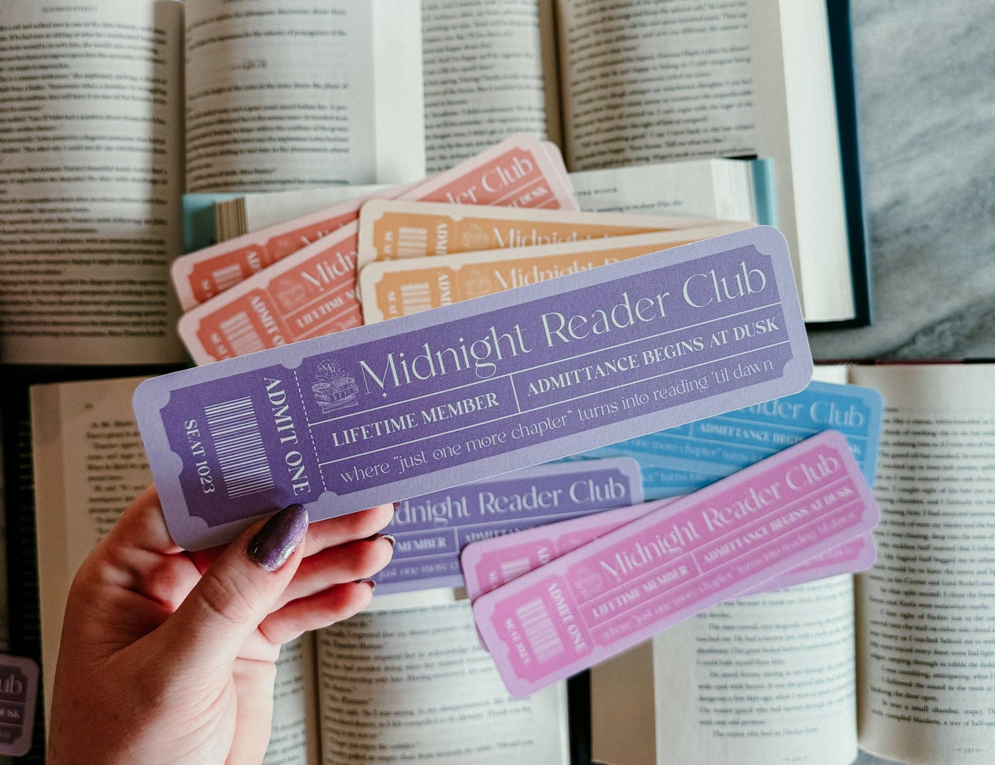 Midnight Reader Club Bookmark
