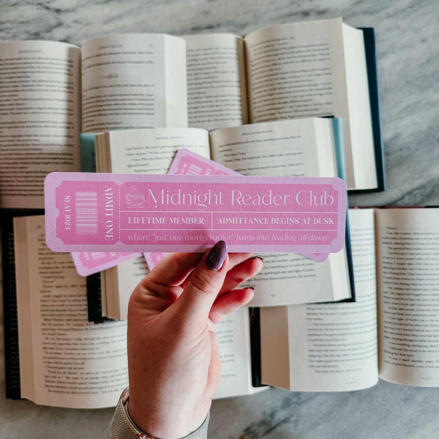 Midnight Reader Club Bookmark