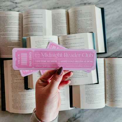 Midnight Reader Club Bookmark