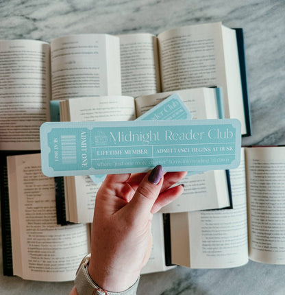 Midnight Reader Club Bookmark