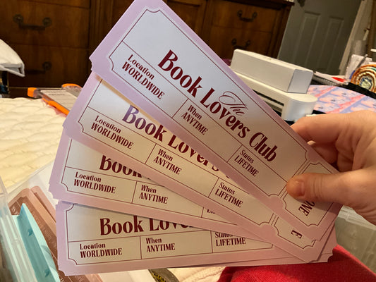 Book Lovers Club Bookmark
