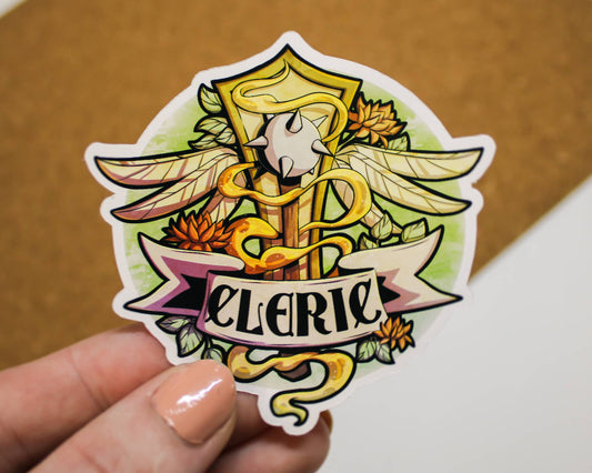Cleric Class Sticker