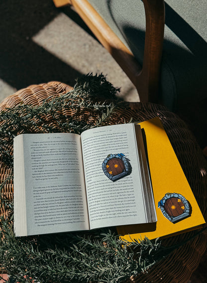 Hobbit Door Magnetic Bookmark