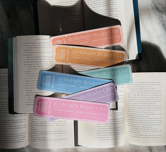 Midnight Reader Club Bookmark