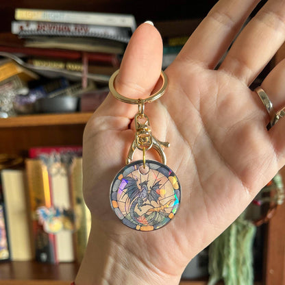 Fourth Wing Keychain