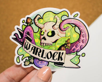 Warlock Class Sticker