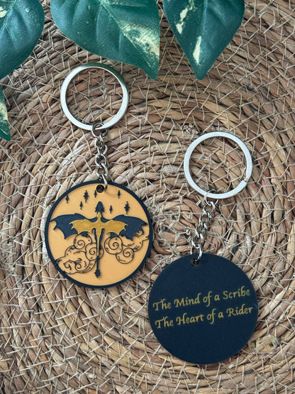 Fourth Wing Keychain