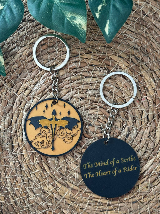 Fourth Wing Keychain