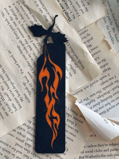 Dragon with Flame Bookmark