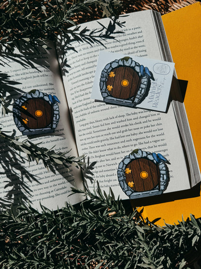 Hobbit Door Magnetic Bookmark