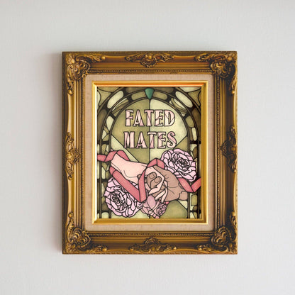 Book Tropes Fated Mates  - Bookish Wall Art Giclee Print