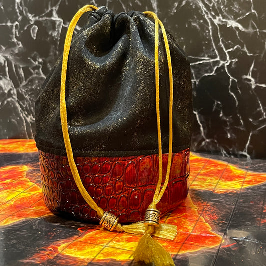 Dragon Skin And Fire Dice Bag