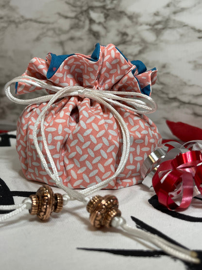 Heart Blue and Pink Section Bag