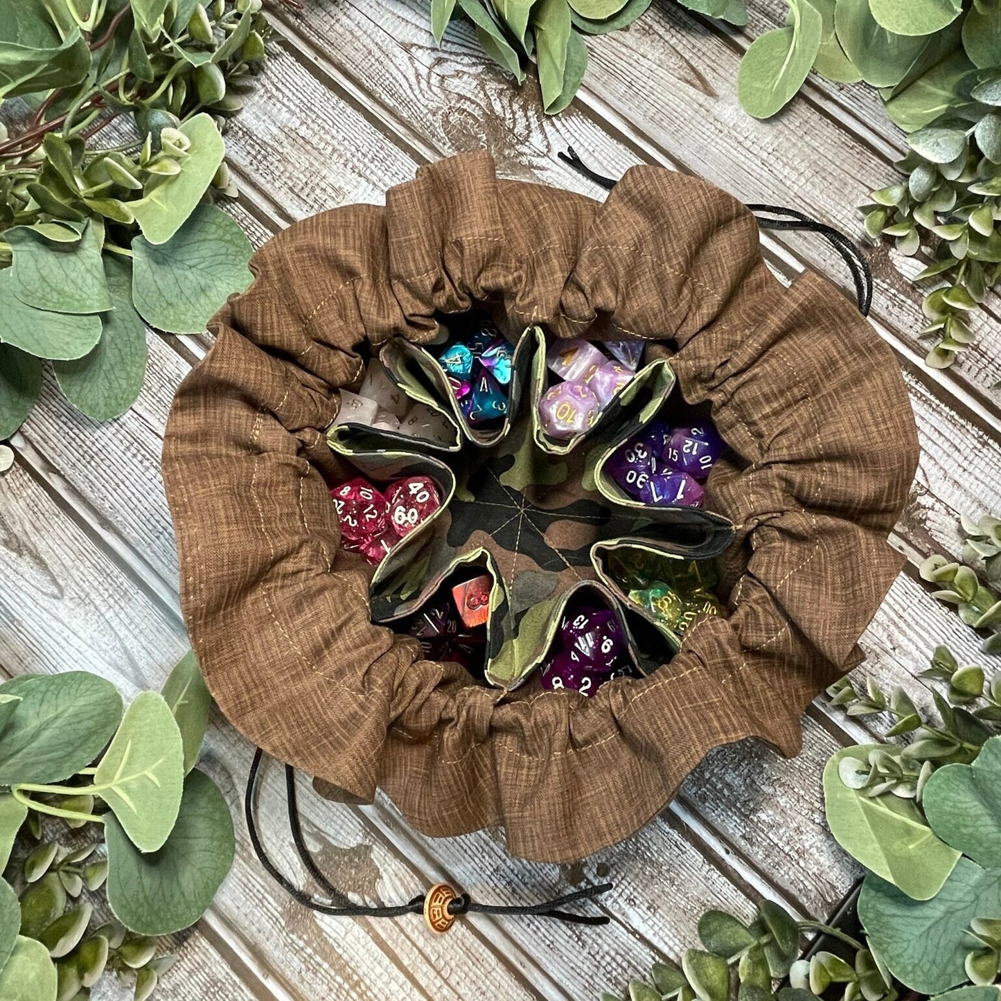 Camo Section Dice Bag