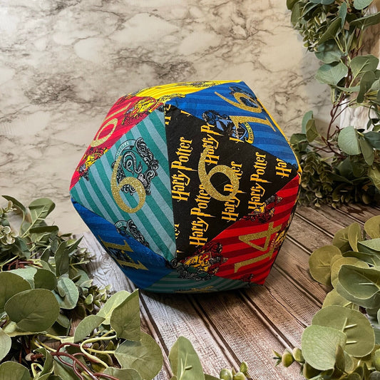 Wizarding School Jumbo Plush D20- Made with Licensed Harry Potter Fabric