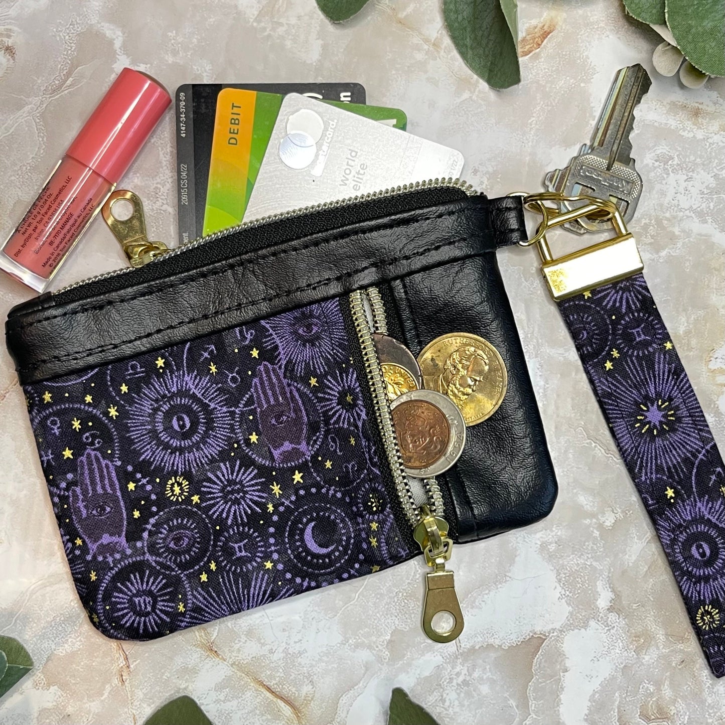 Small Clutch Wallet with card pockets