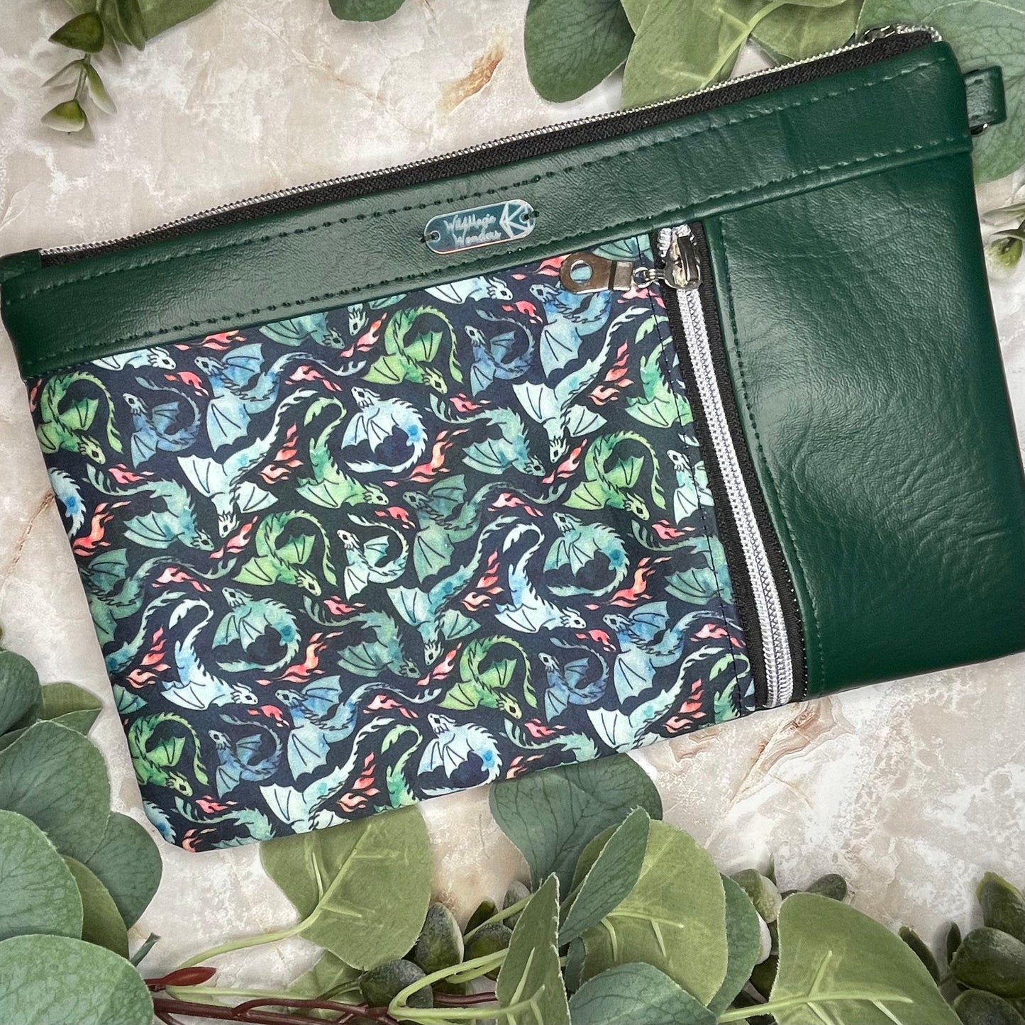 Dragon Clutch Wallet with card pockets