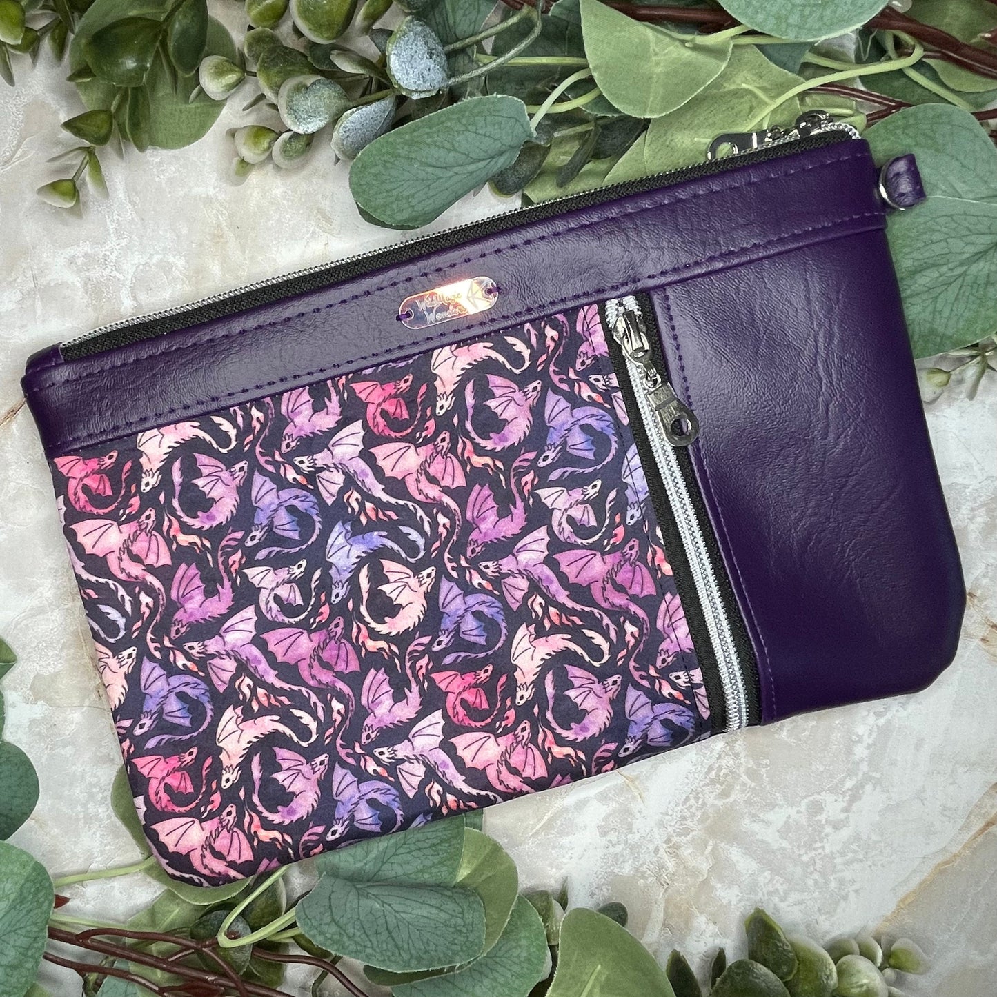 Dragon Clutch Wallet with card pockets